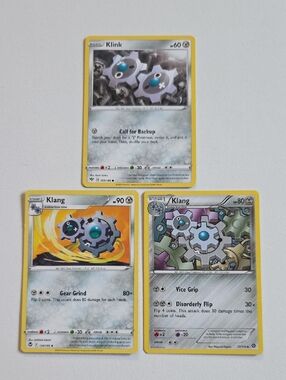 Pokemon Klink And Klang Trading Cards